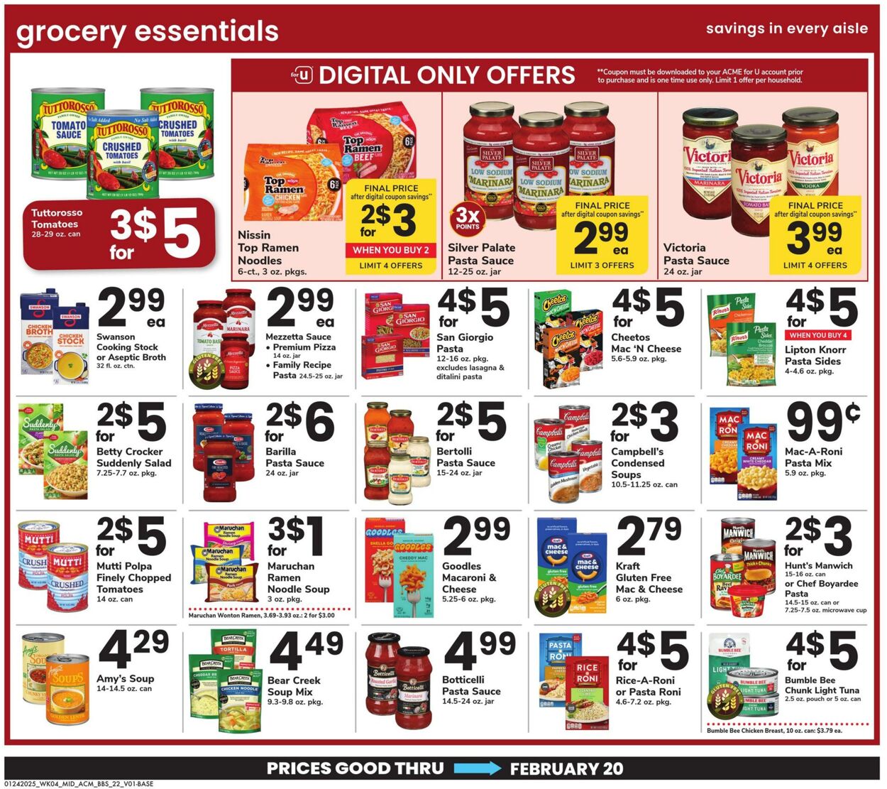 Weekly ad Acme 01/24/2025 - 02/20/2025