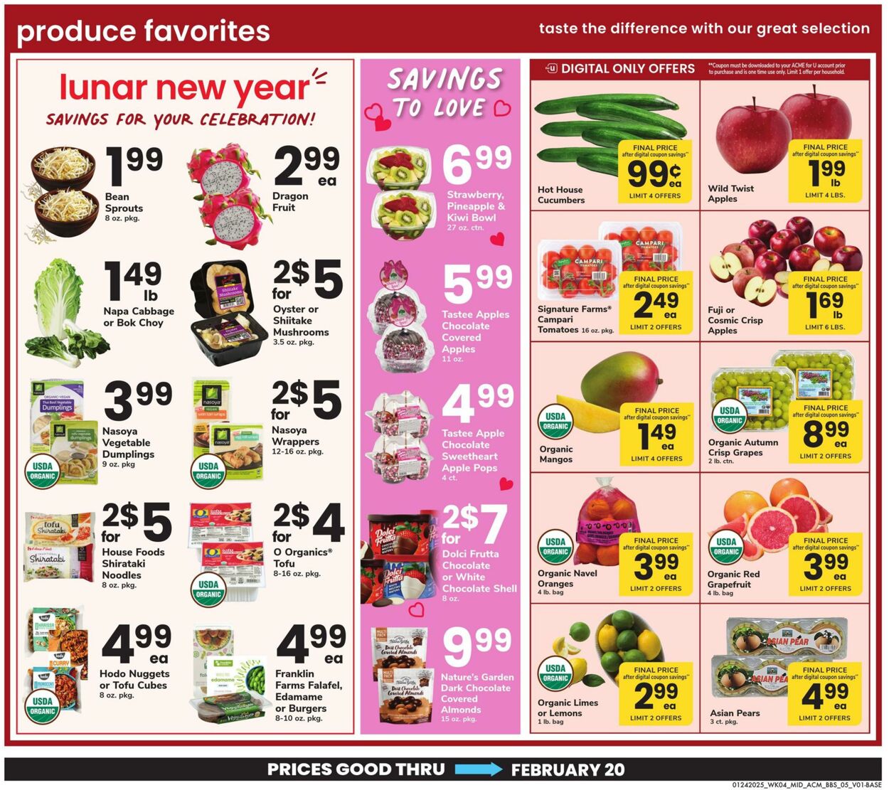 Weekly ad Acme 01/24/2025 - 02/20/2025