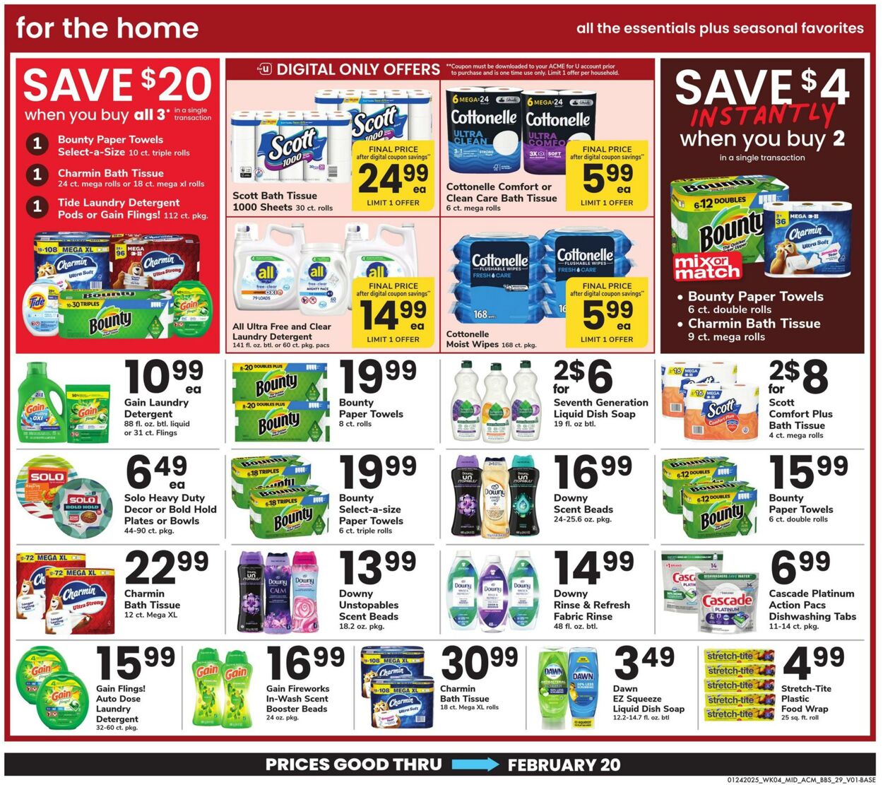 Weekly ad Acme 01/24/2025 - 02/20/2025