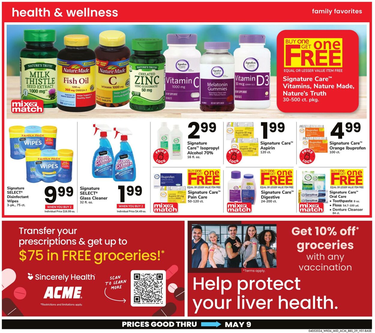 Weekly ad Acme 04/05/2024 - 05/09/2024