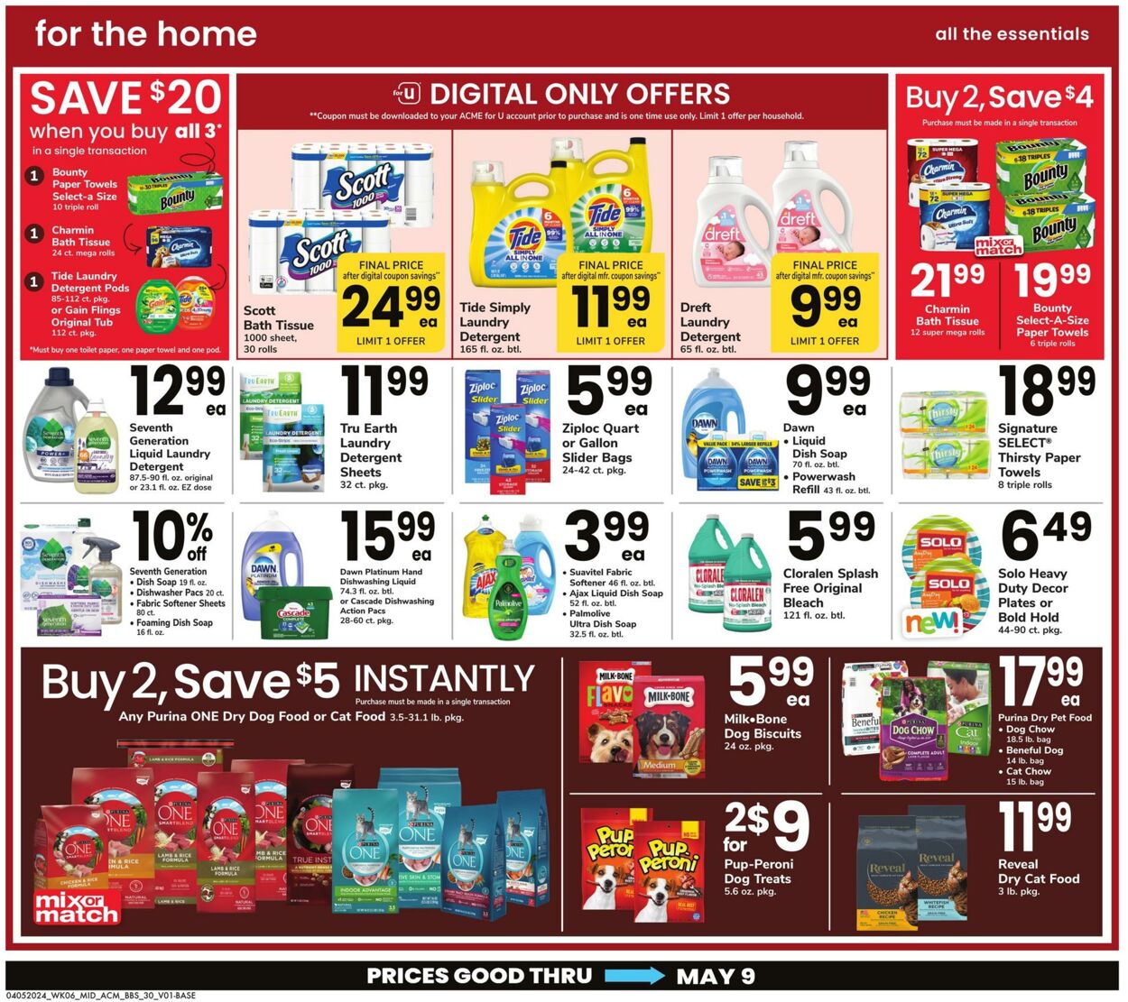 Weekly ad Acme 04/05/2024 - 05/09/2024