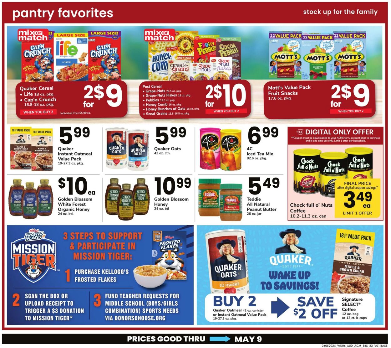 Weekly ad Acme 04/05/2024 - 05/09/2024