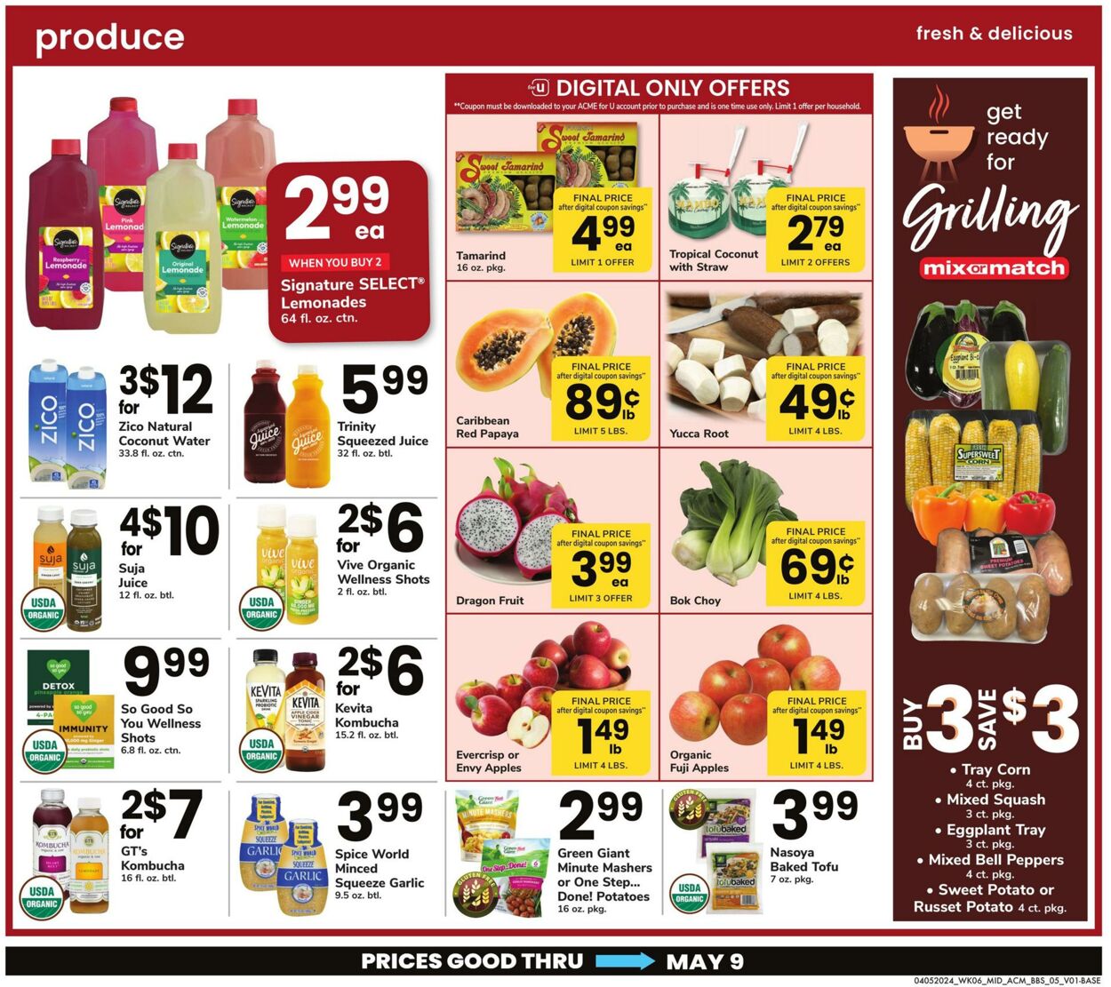 Weekly ad Acme 04/05/2024 - 05/09/2024