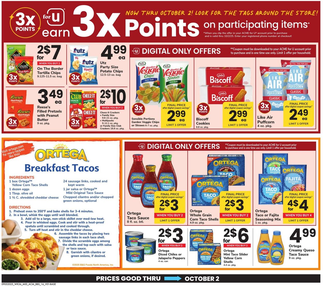 Weekly ad Acme 09/05/2025 - 10/02/2025