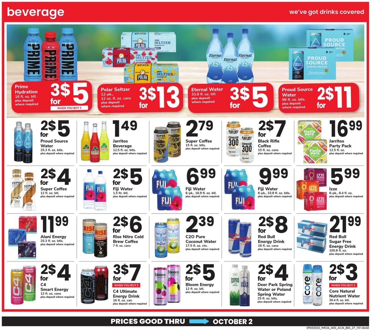 Weekly ad Acme 09/05/2025 - 10/02/2025