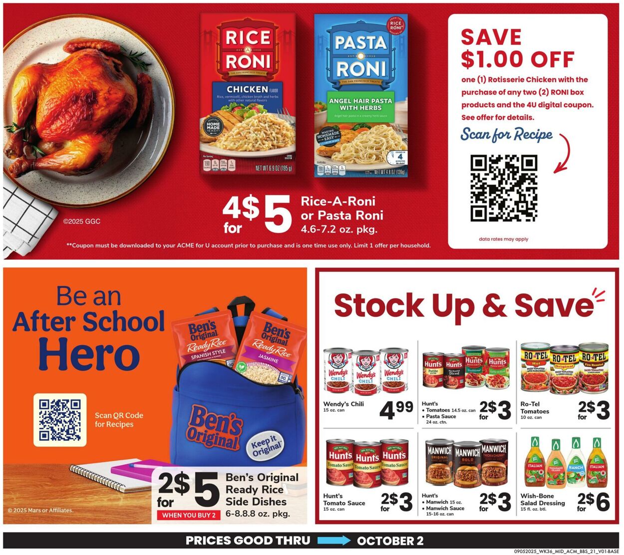 Weekly ad Acme 09/05/2025 - 10/02/2025