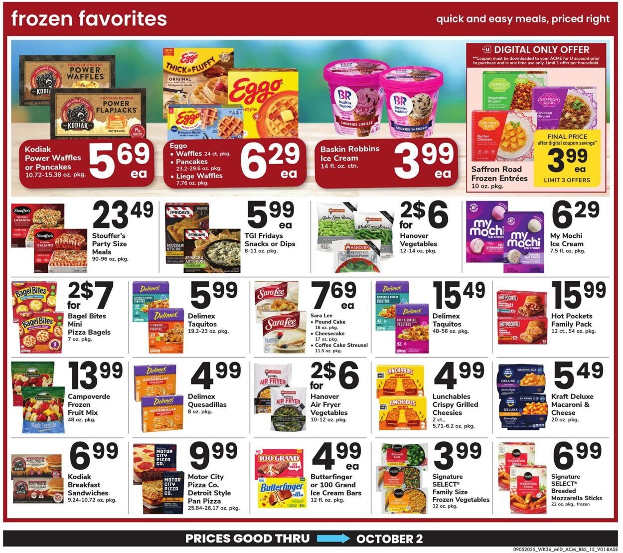 Weekly ad Acme 09/05/2025 - 10/02/2025