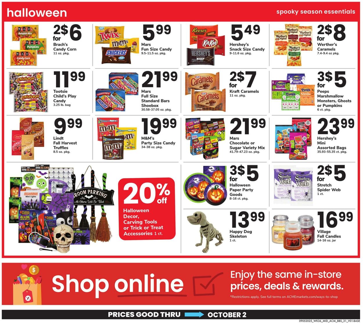 Weekly ad Acme 09/05/2025 - 10/02/2025
