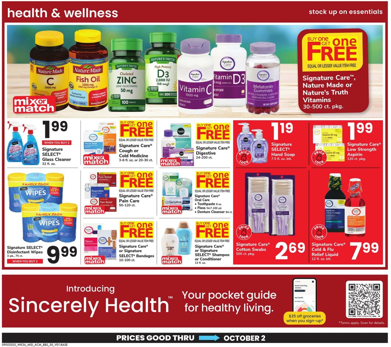 Weekly ad Acme 09/05/2025 - 10/02/2025