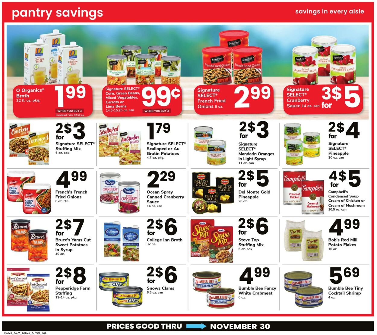 Weekly ad Acme 11/03/2023 - 11/30/2023