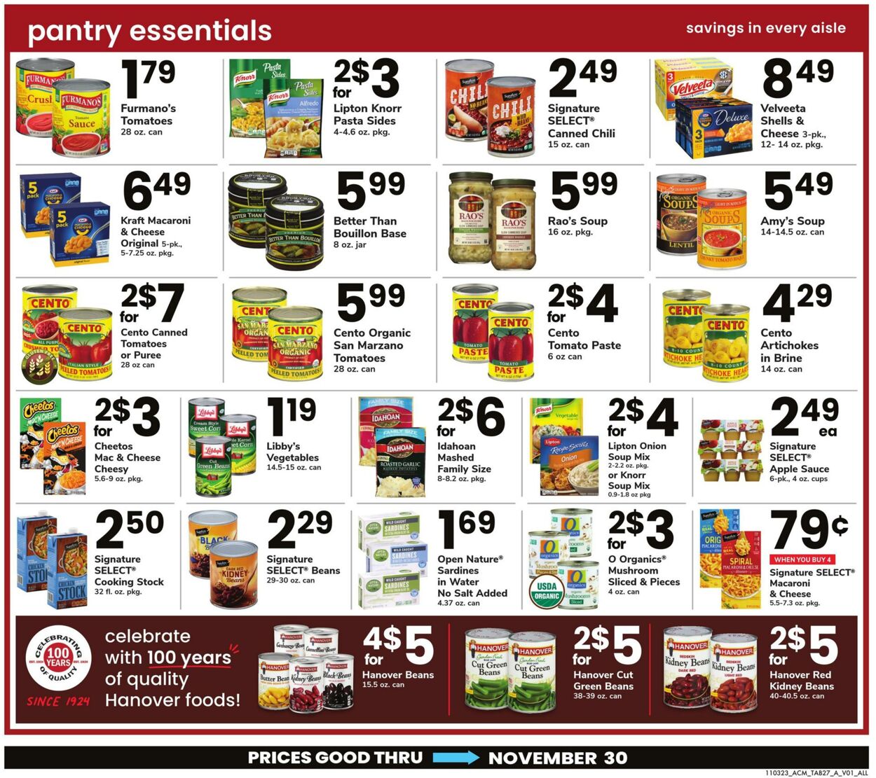 Weekly ad Acme 11/03/2023 - 11/30/2023