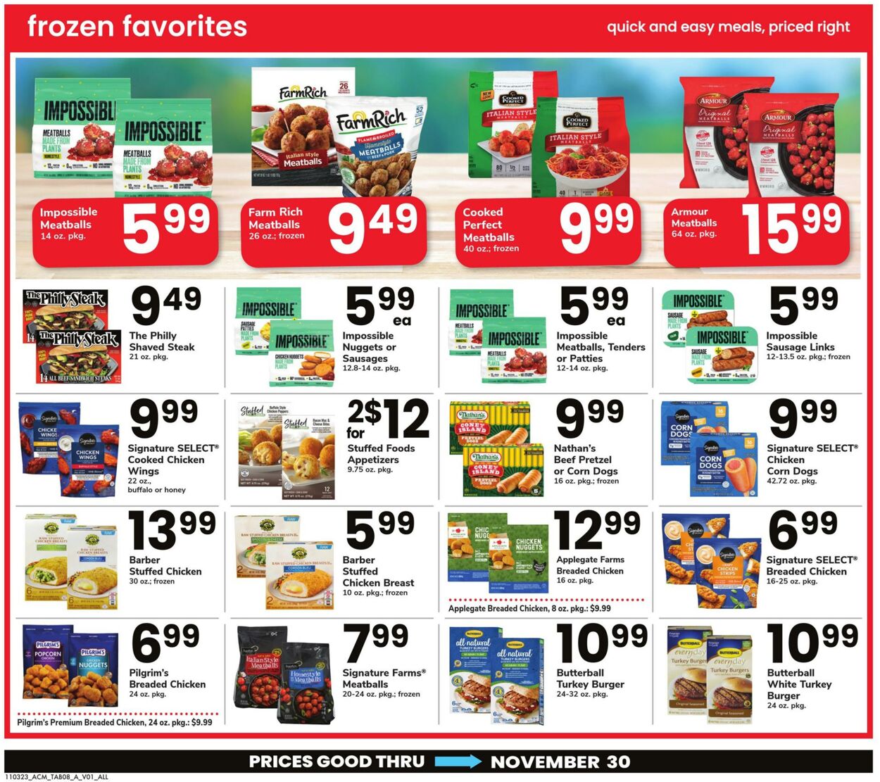 Weekly ad Acme 11/03/2023 - 11/30/2023