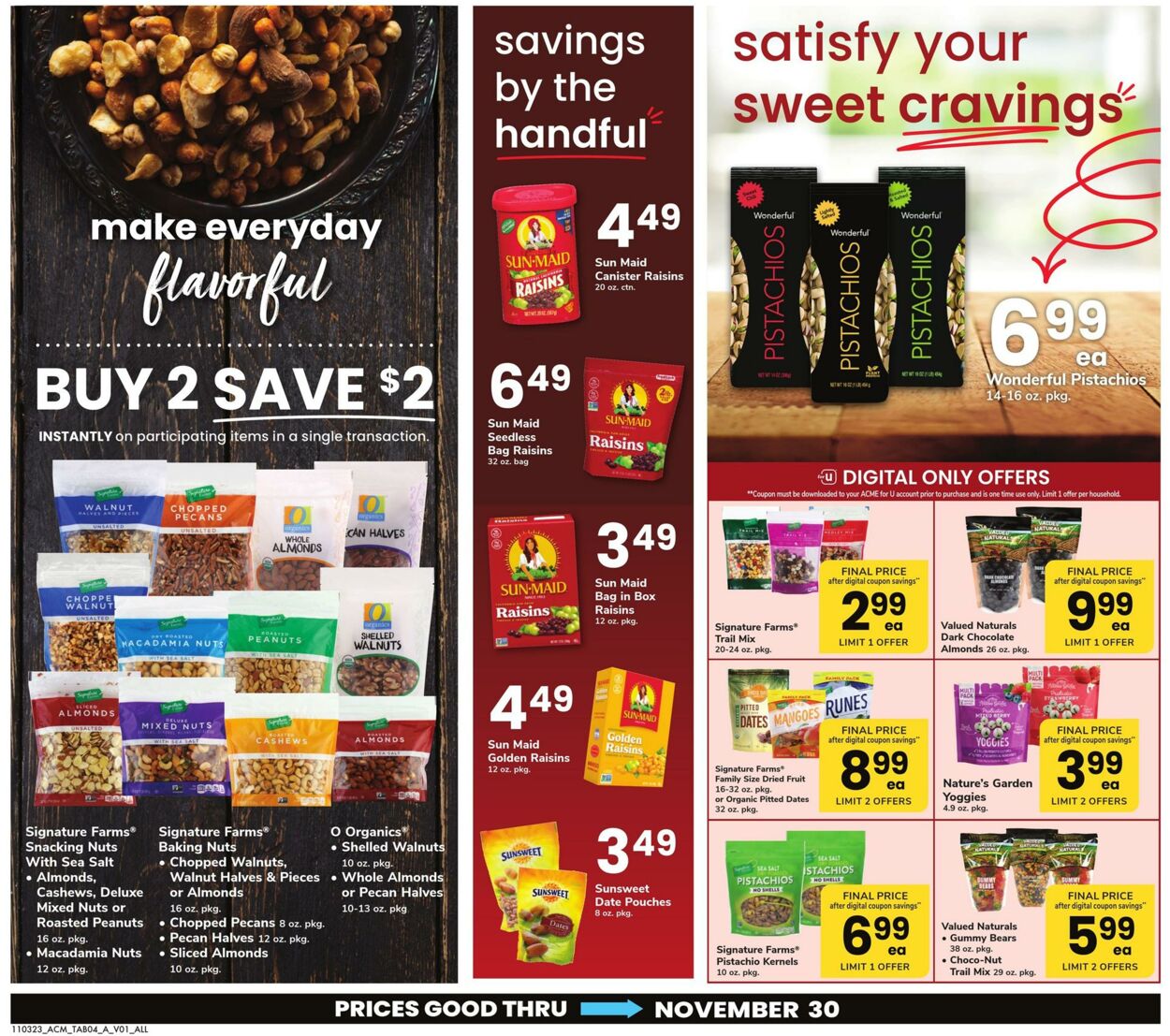 Weekly ad Acme 11/03/2023 - 11/30/2023