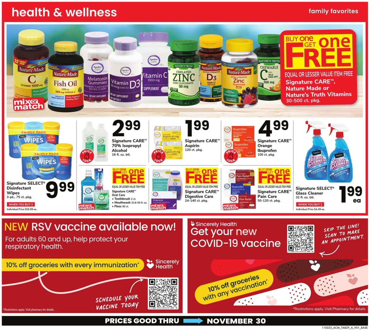 Weekly ad Acme 11/03/2023 - 11/30/2023