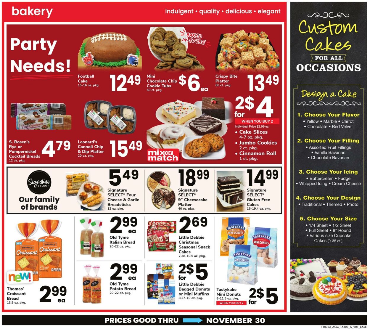 Weekly ad Acme 11/03/2023 - 11/30/2023