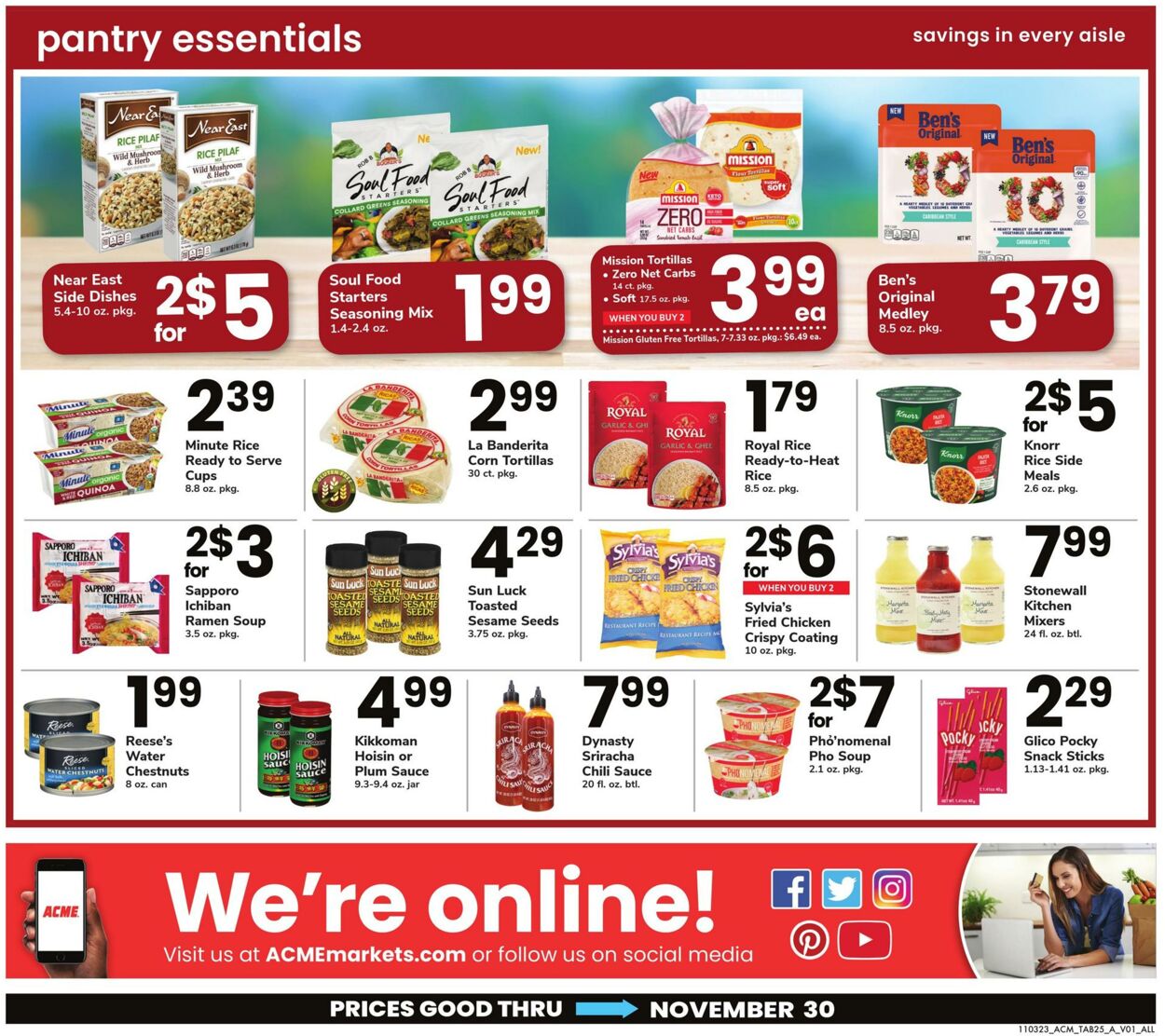 Weekly ad Acme 11/03/2023 - 11/30/2023