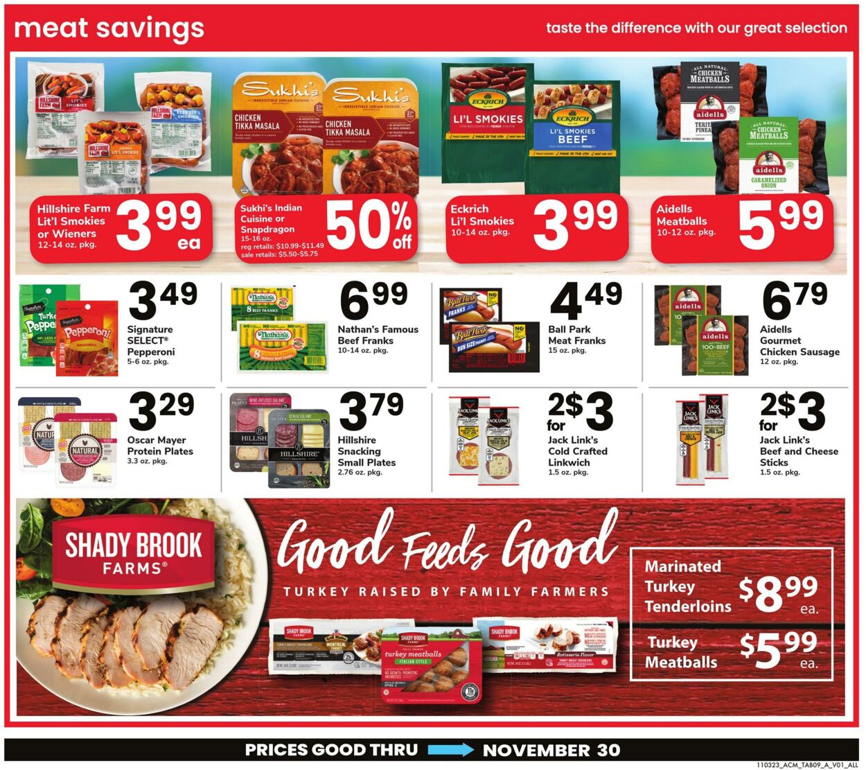 Weekly ad Acme 11/03/2023 - 11/30/2023