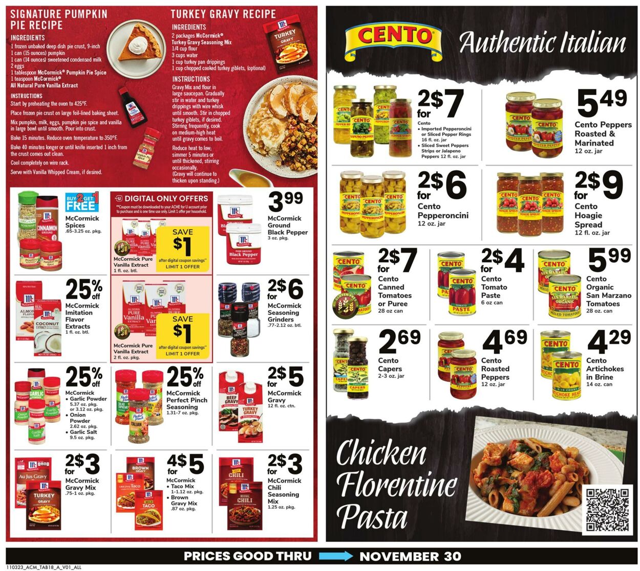 Weekly ad Acme 11/03/2023 - 11/30/2023