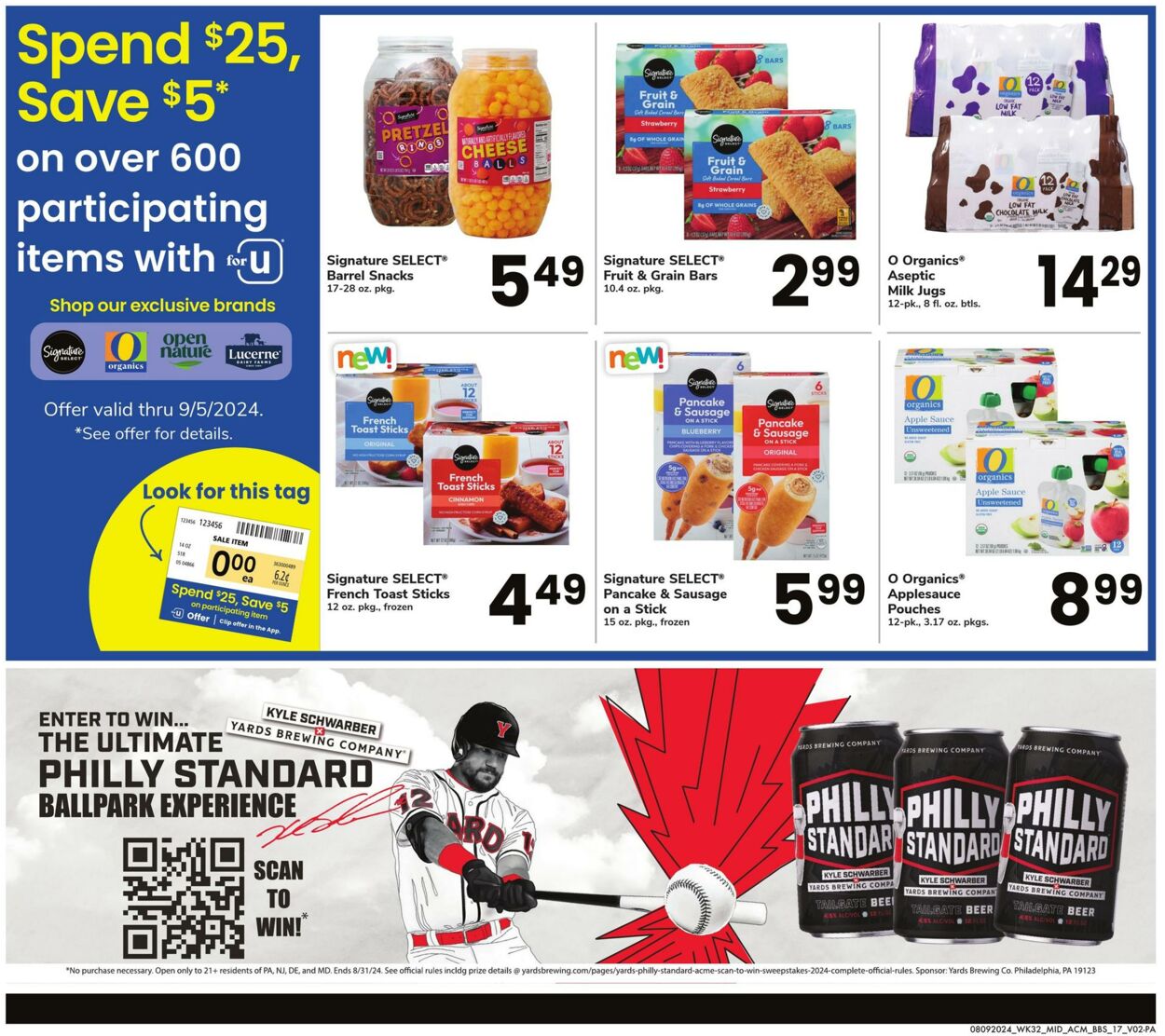 Weekly ad Acme 08/09/2024 - 09/05/2024