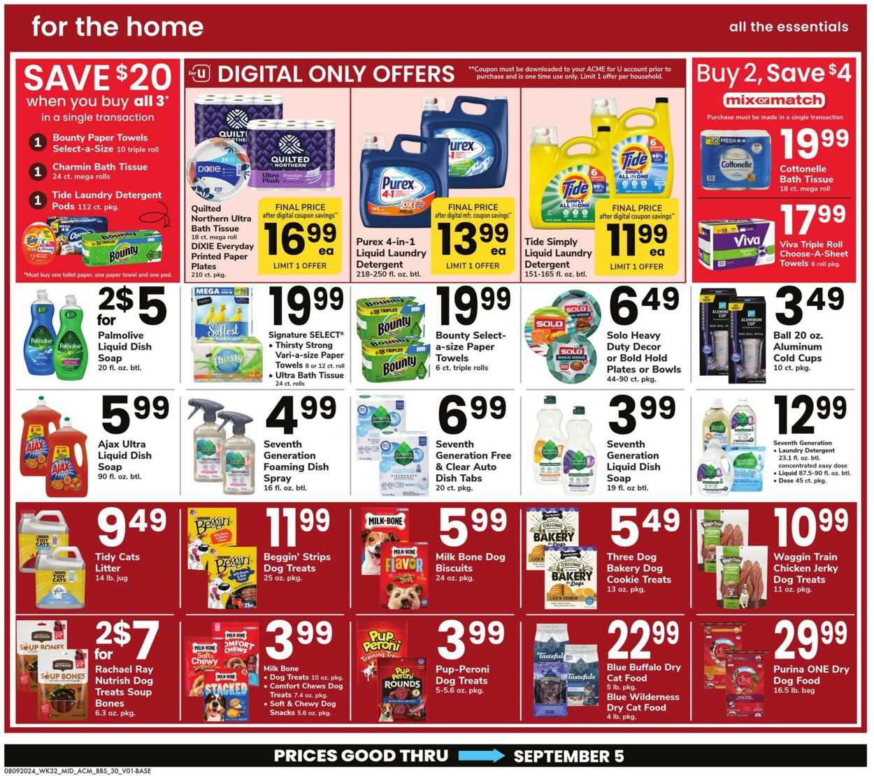 Weekly ad Acme 08/09/2024 - 09/05/2024