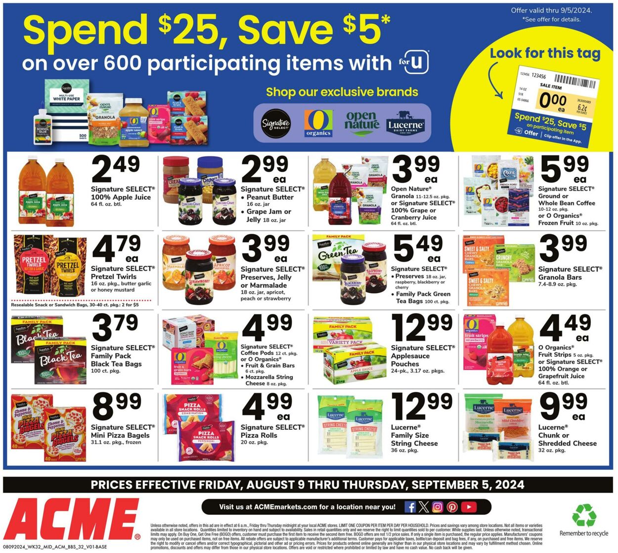 Weekly ad Acme 08/09/2024 - 09/05/2024