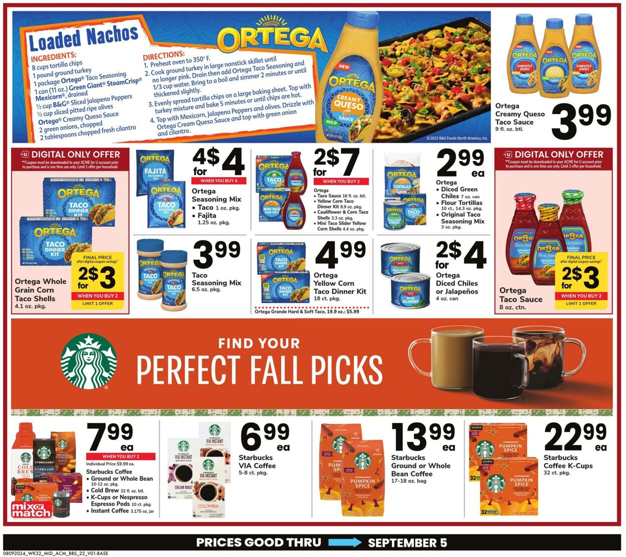 Weekly ad Acme 08/09/2024 - 09/05/2024