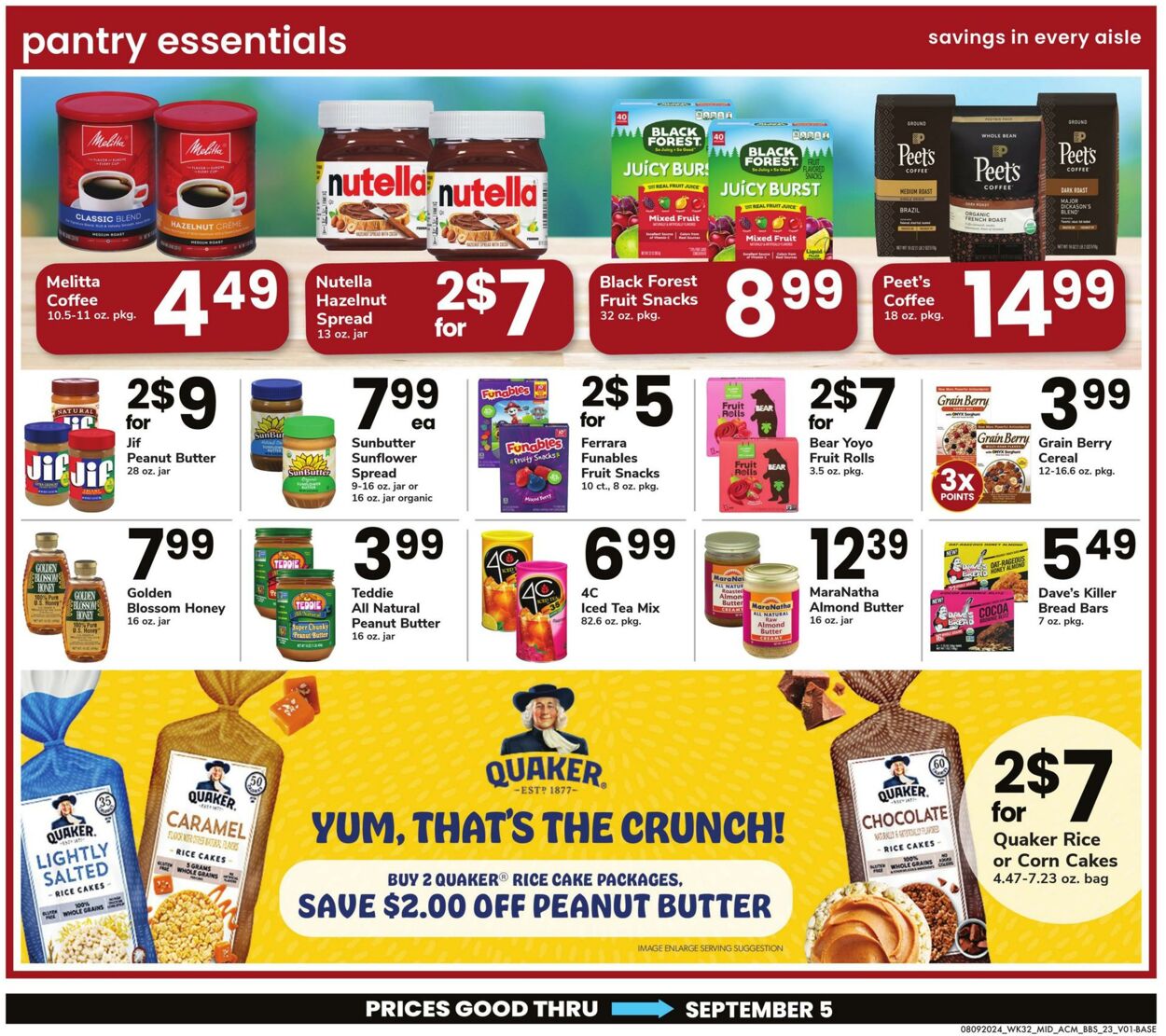 Weekly ad Acme 08/09/2024 - 09/05/2024