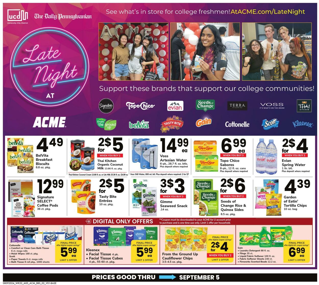 Weekly ad Acme 08/09/2024 - 09/05/2024