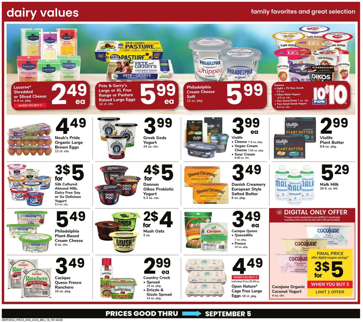 Weekly ad Acme 08/09/2024 - 09/05/2024