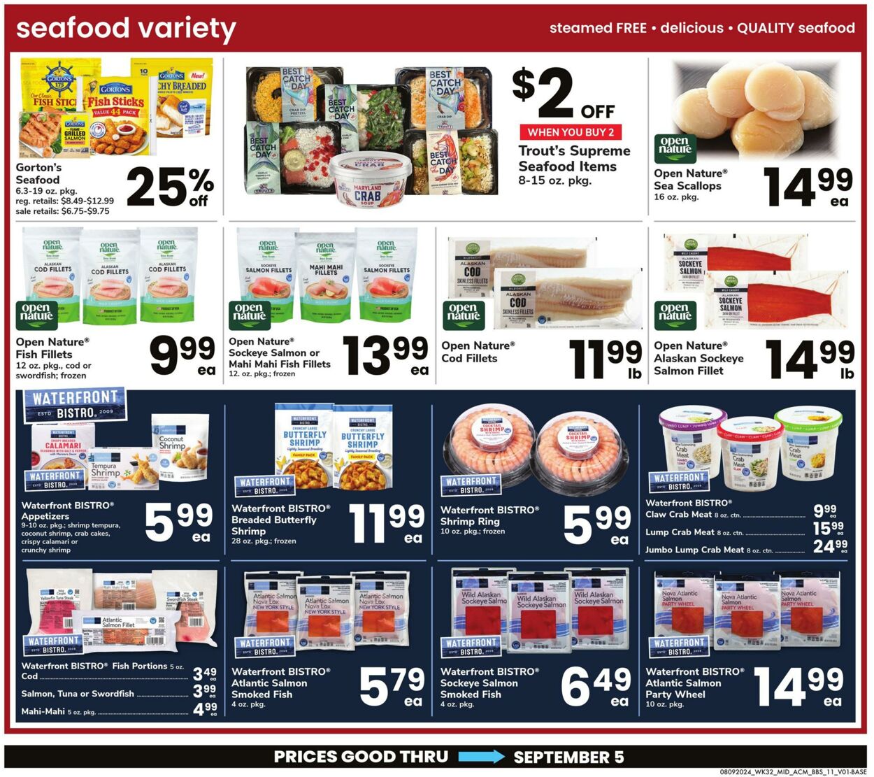 Weekly ad Acme 08/09/2024 - 09/05/2024