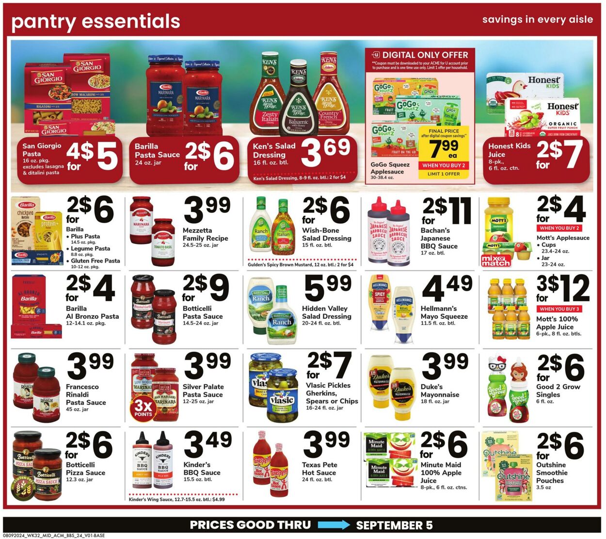 Weekly ad Acme 08/09/2024 - 09/05/2024