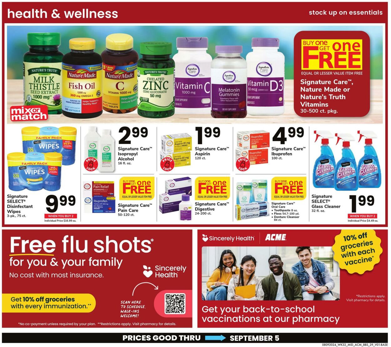 Weekly ad Acme 08/09/2024 - 09/05/2024