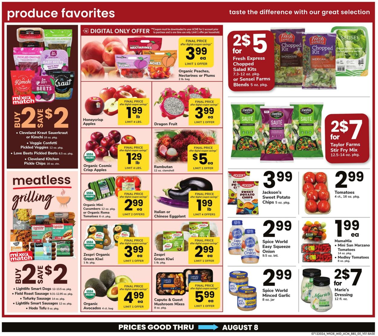 Weekly ad Acme 07/12/2024 - 08/08/2024