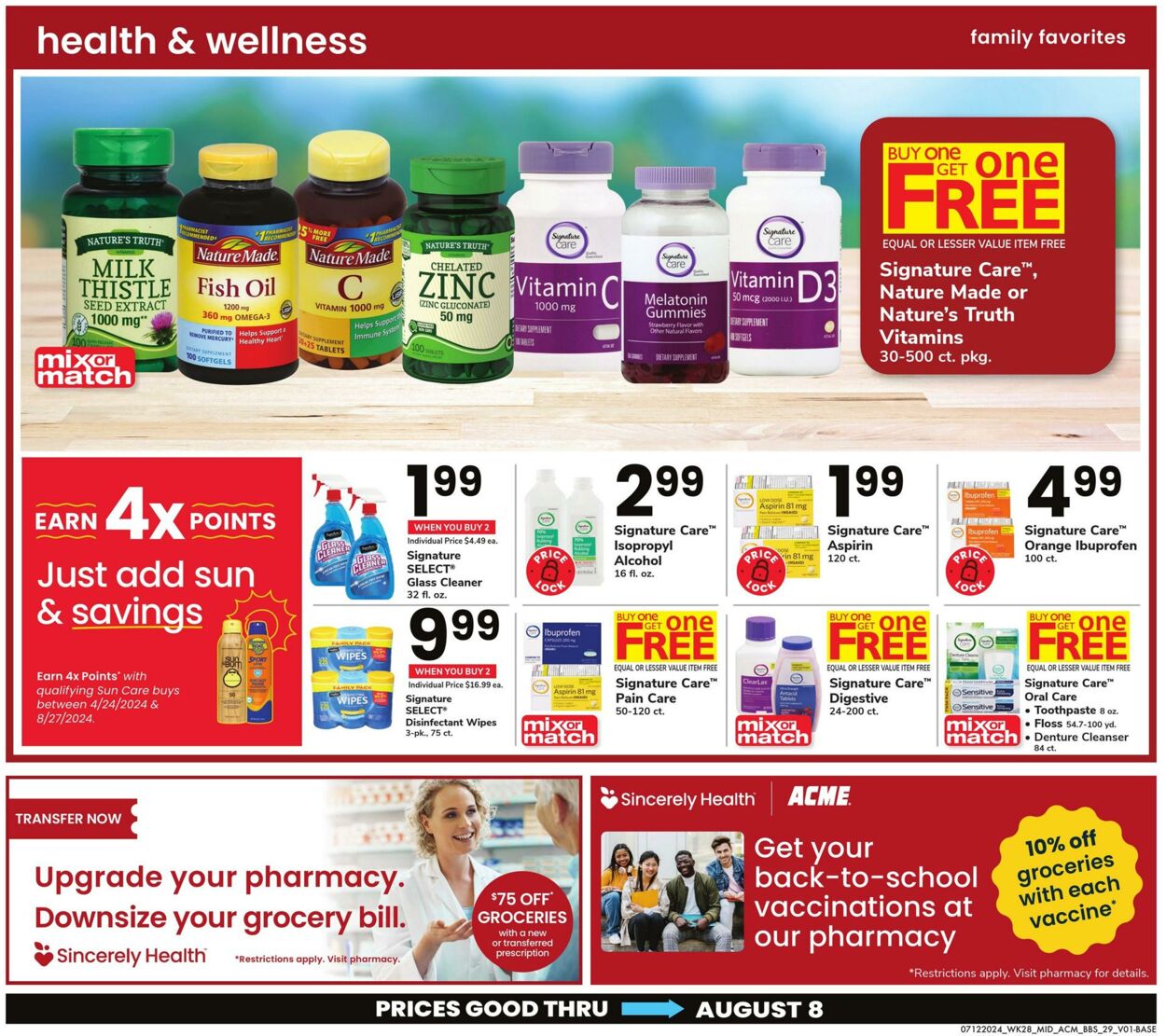 Weekly ad Acme 07/12/2024 - 08/08/2024