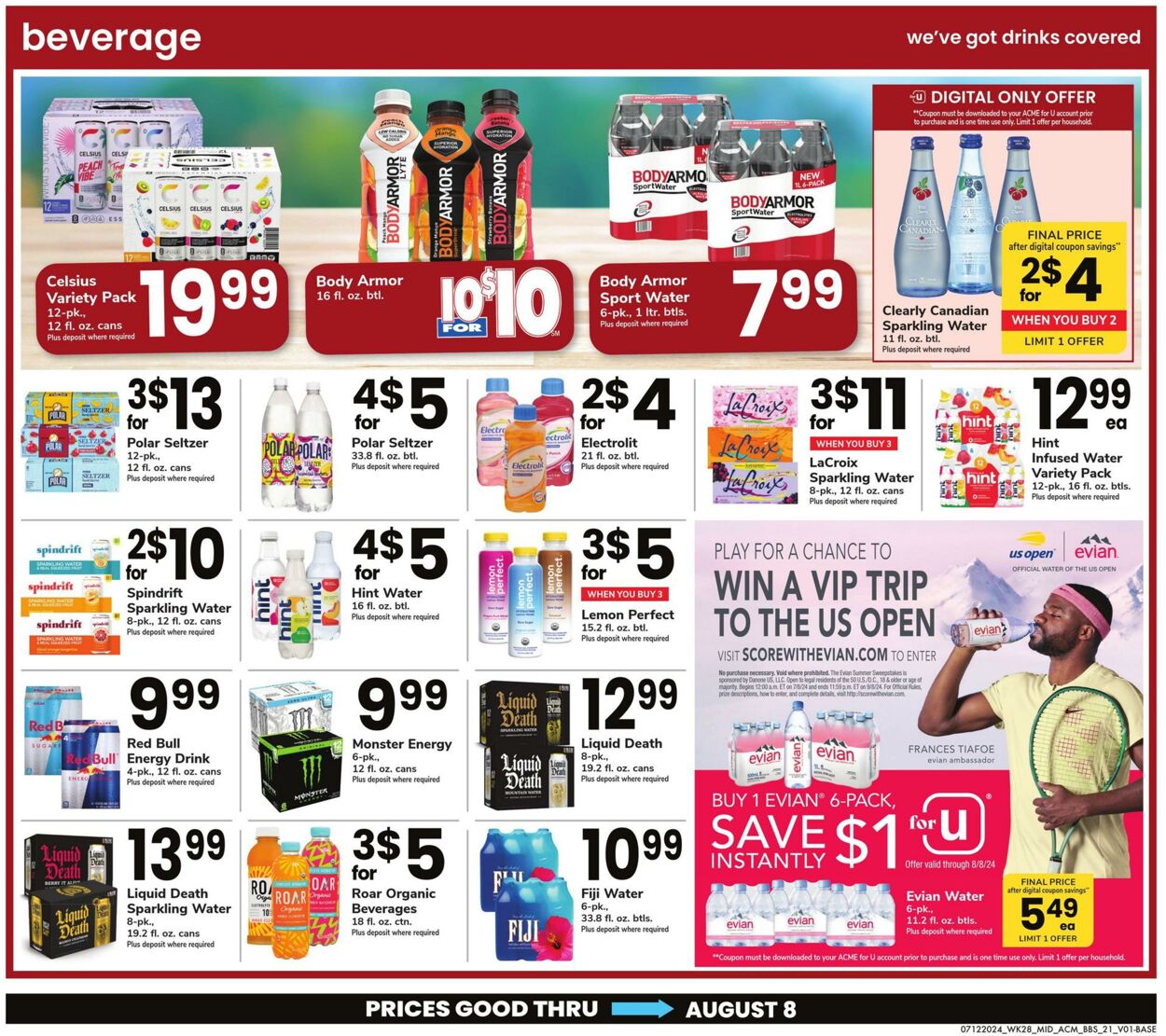 Weekly ad Acme 07/12/2024 - 08/08/2024