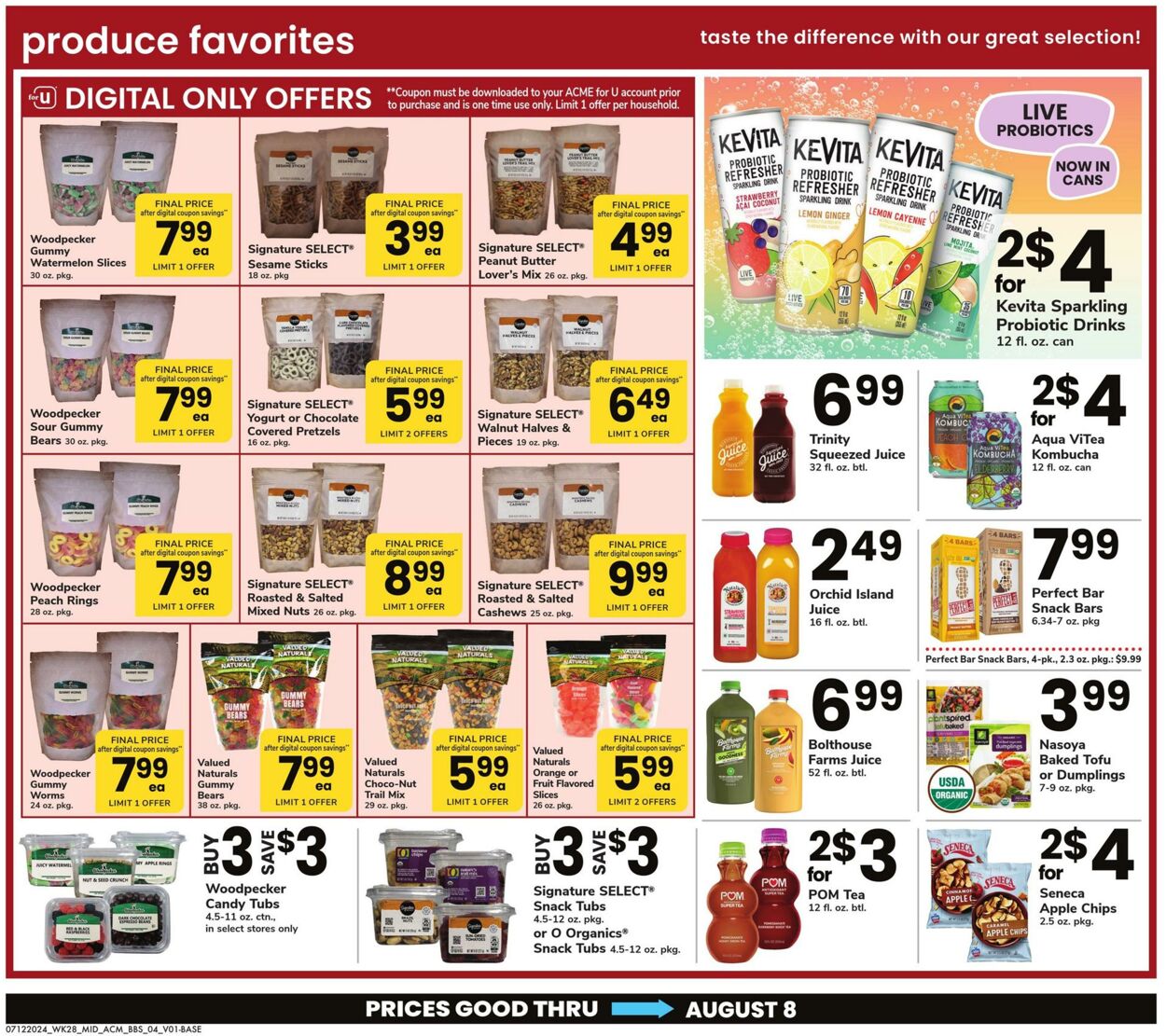 Weekly ad Acme 07/12/2024 - 08/08/2024