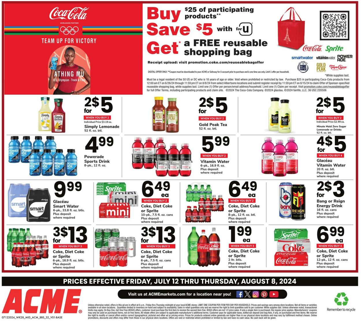 Weekly ad Acme 07/12/2024 - 08/08/2024