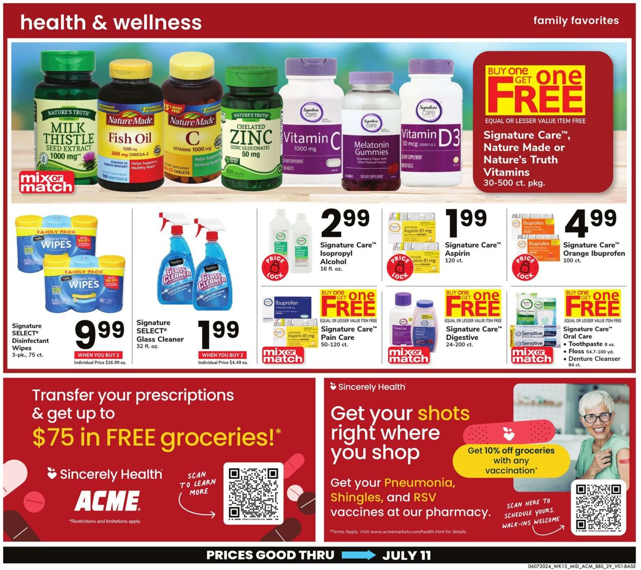 Weekly ad Acme 06/07/2024 - 07/11/2024
