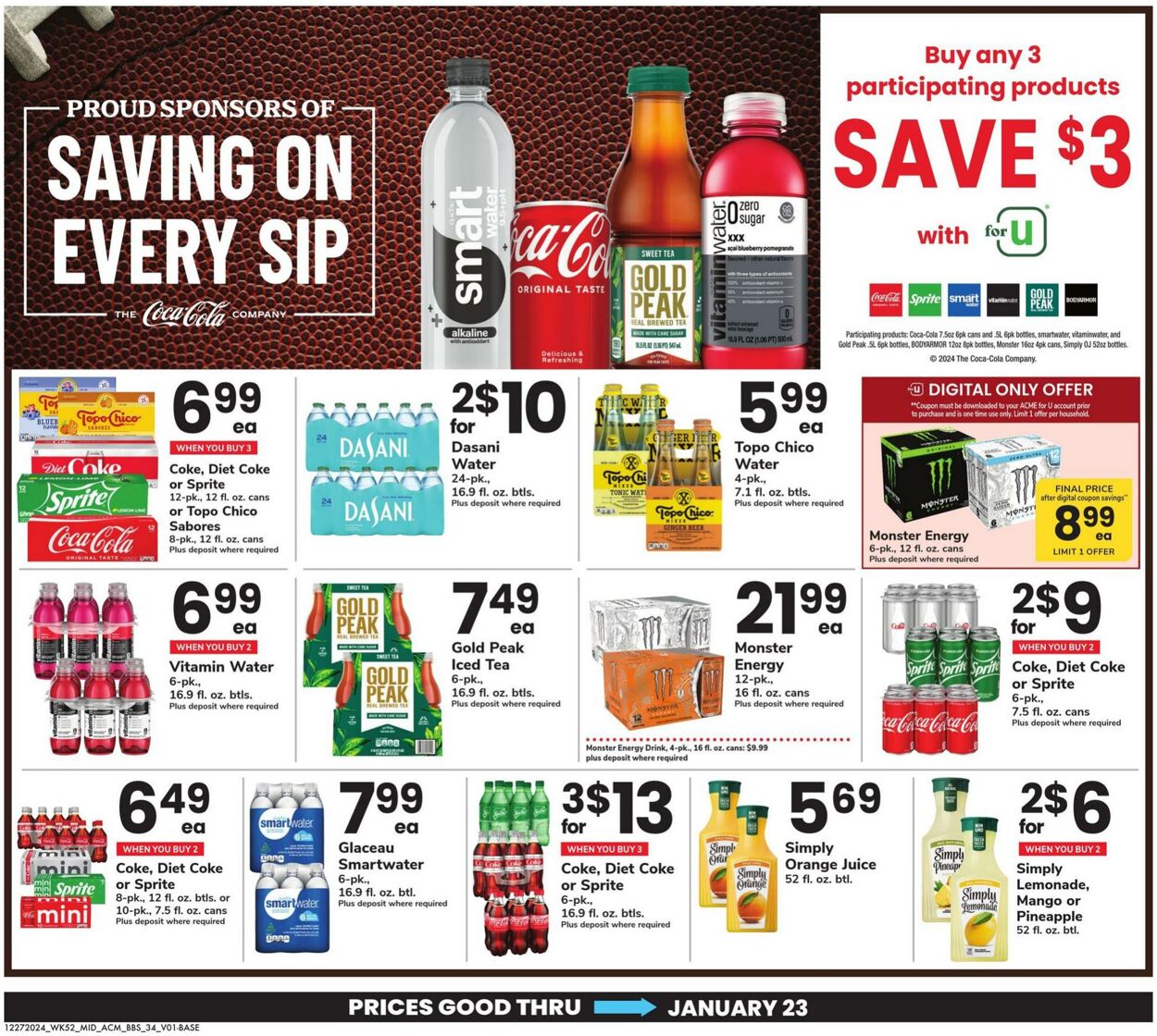 Weekly ad Acme 12/27/2024 - 01/23/2025