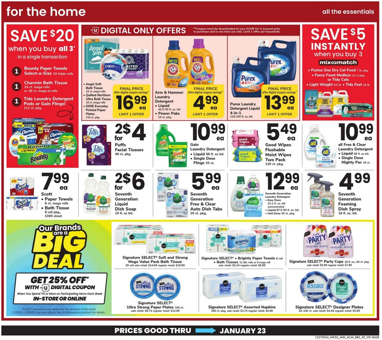 Weekly ad Acme 12/27/2024 - 01/23/2025