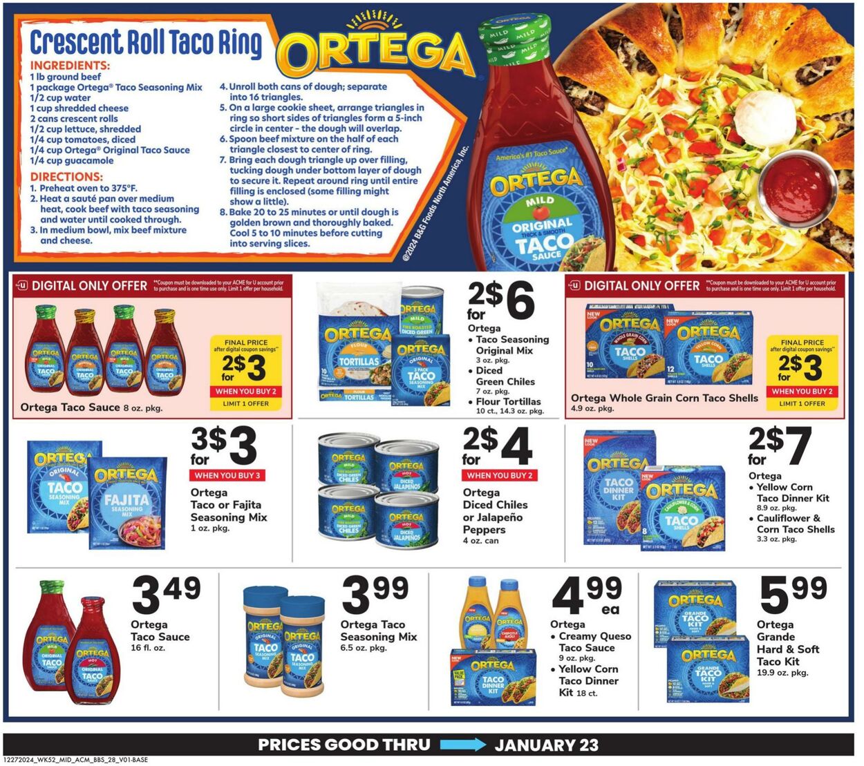 Weekly ad Acme 12/27/2024 - 01/23/2025