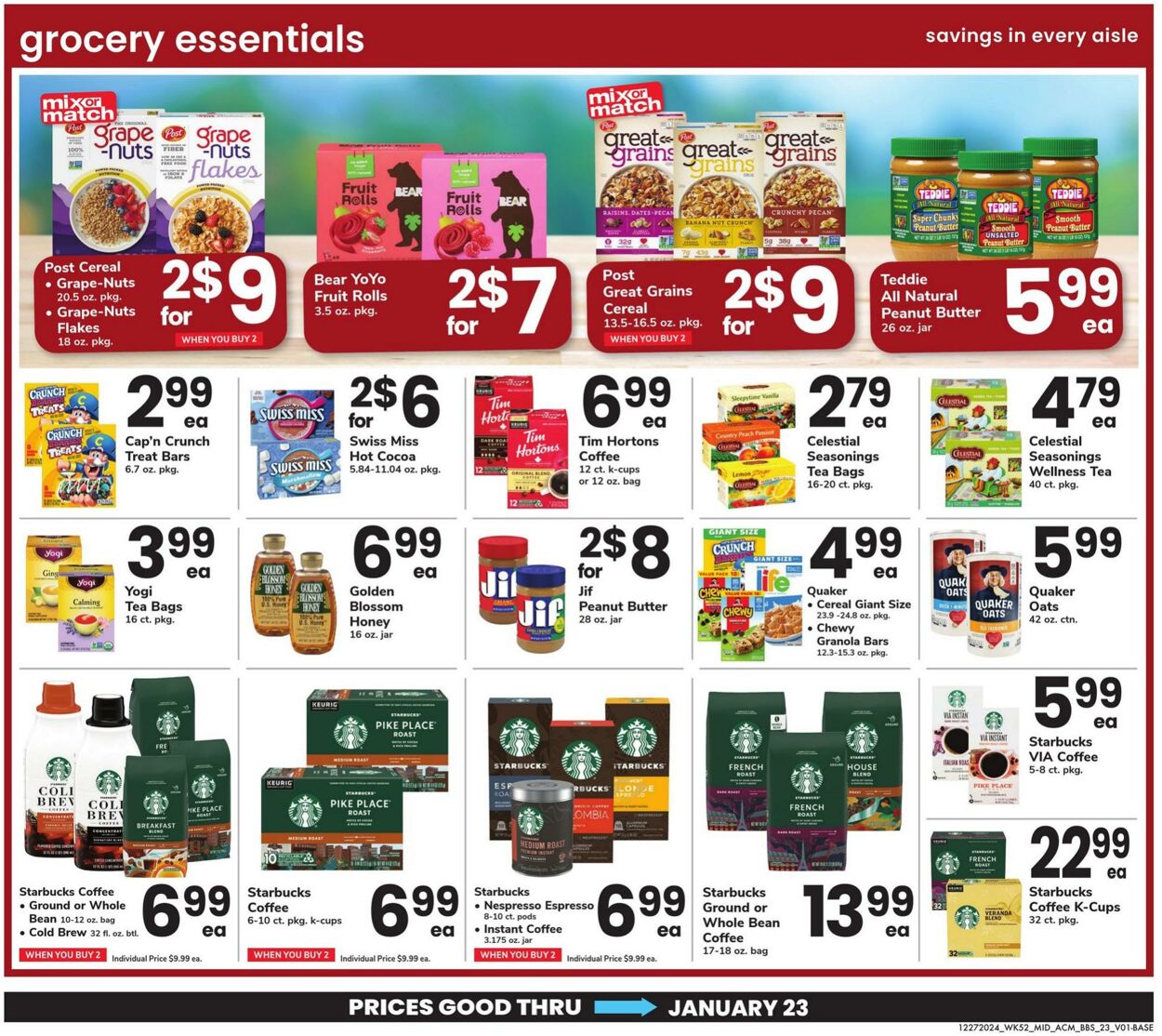 Weekly ad Acme 12/27/2024 - 01/23/2025