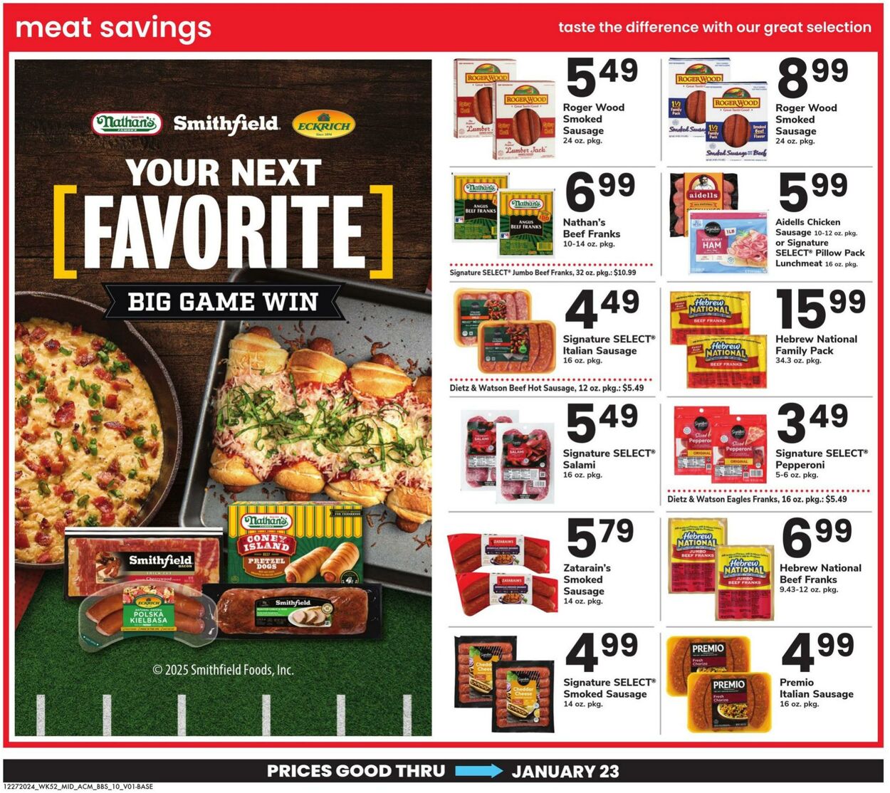 Weekly ad Acme 12/27/2024 - 01/23/2025