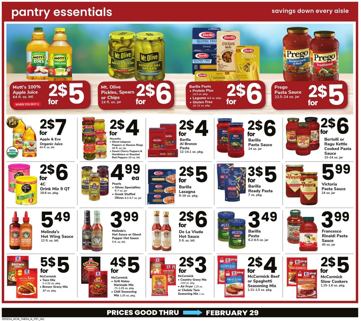 Weekly ad Acme 02/02/2024 - 02/29/2024