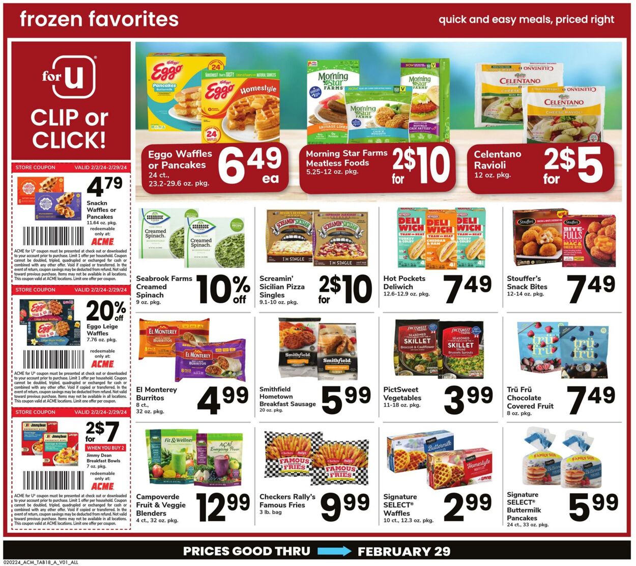 Weekly ad Acme 02/02/2024 - 02/29/2024