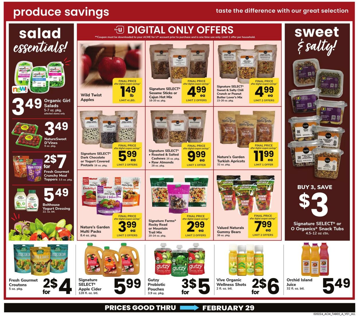 Weekly ad Acme 02/02/2024 - 02/29/2024