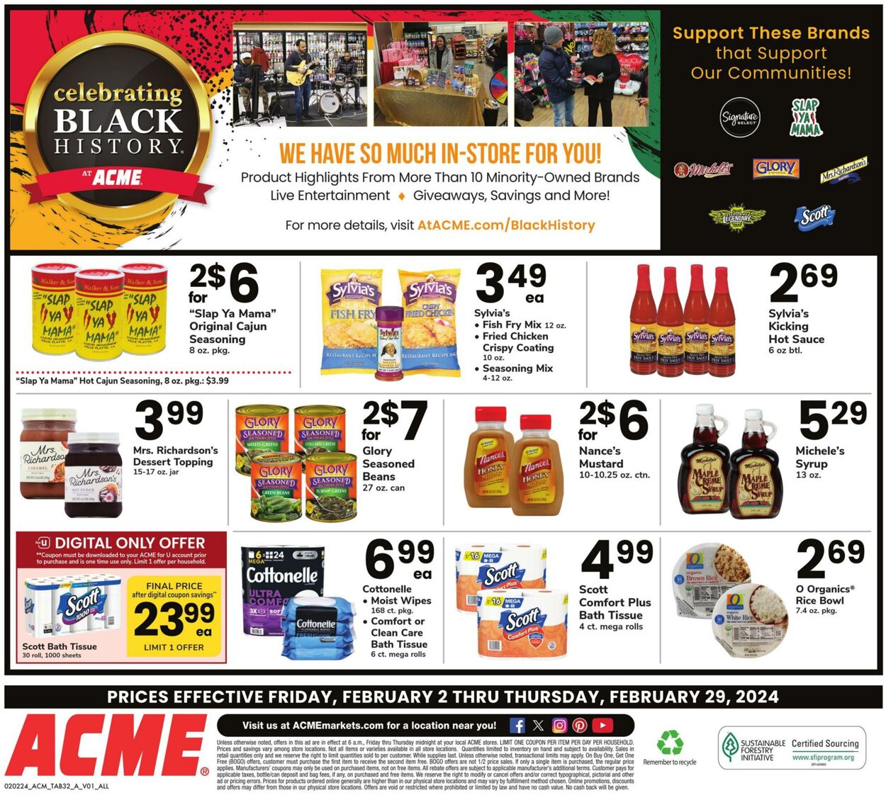 Weekly ad Acme 02/02/2024 - 02/29/2024