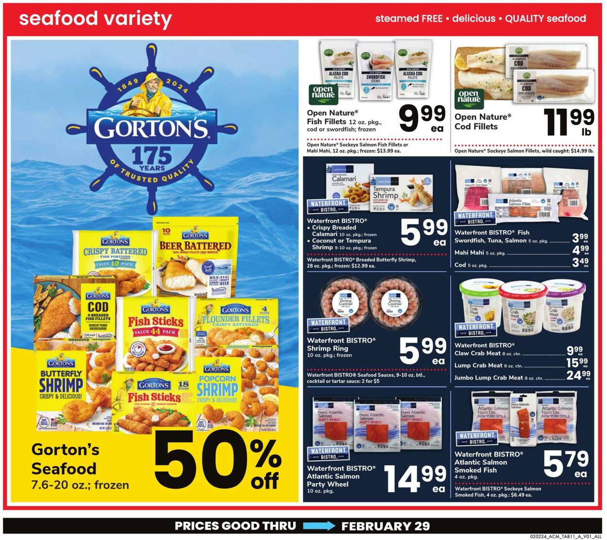 Weekly ad Acme 02/02/2024 - 02/29/2024