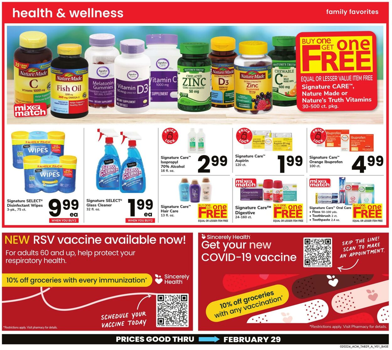 Weekly ad Acme 02/02/2024 - 02/29/2024