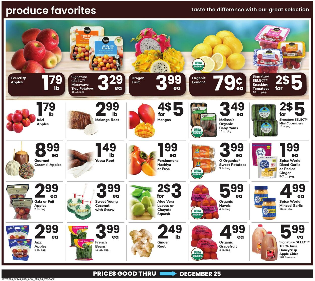 Weekly ad Acme 11/28/2025 - 12/25/2025